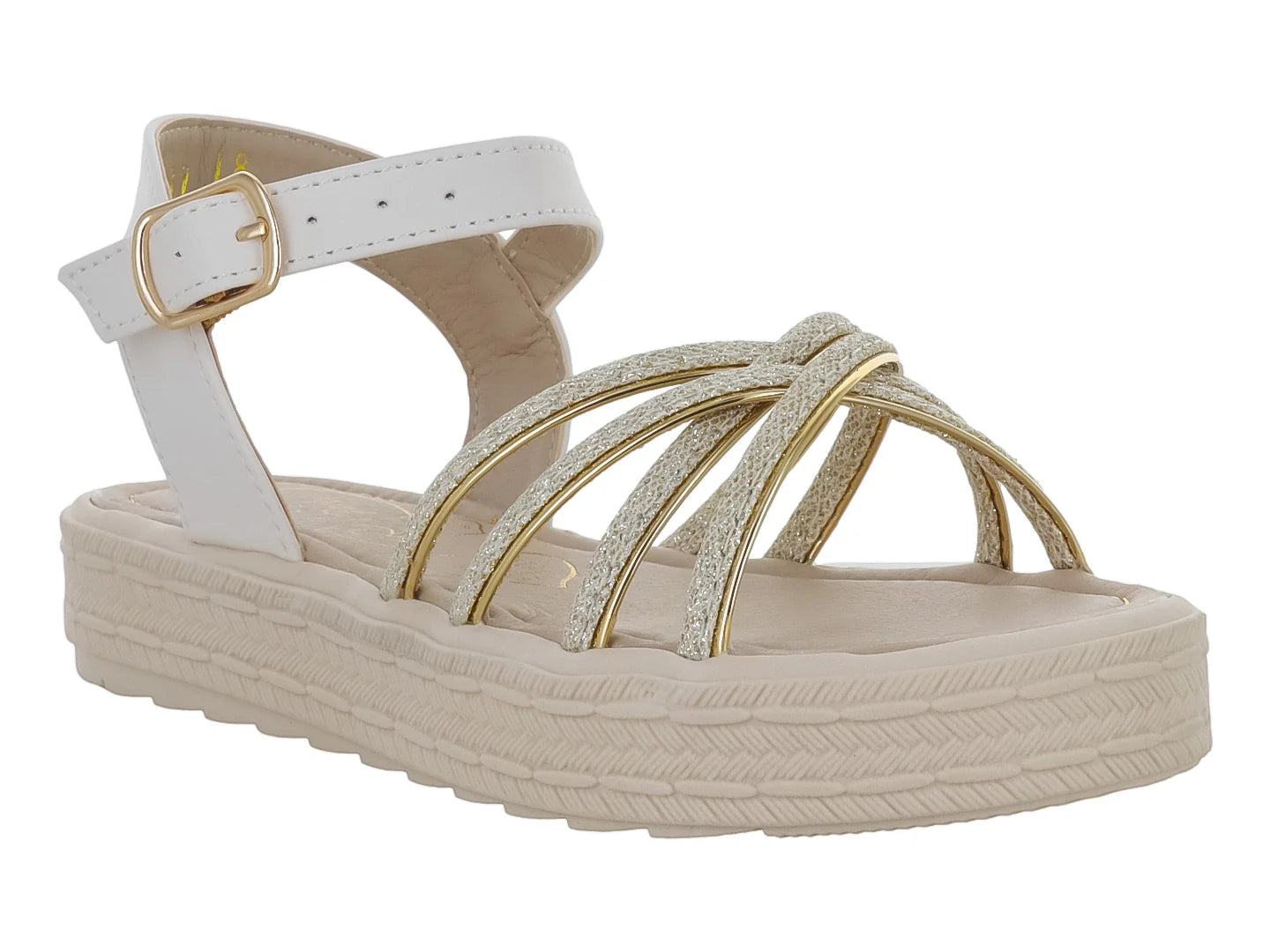 Sandalias By Party Color Latte para Niña