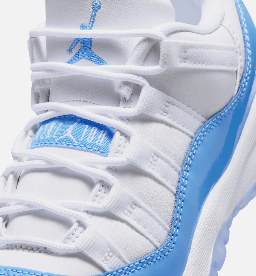 Air Jordan 11 Retro Low University Blue Preschool Lifestyle Shoe White University Blue Black Free Shipping