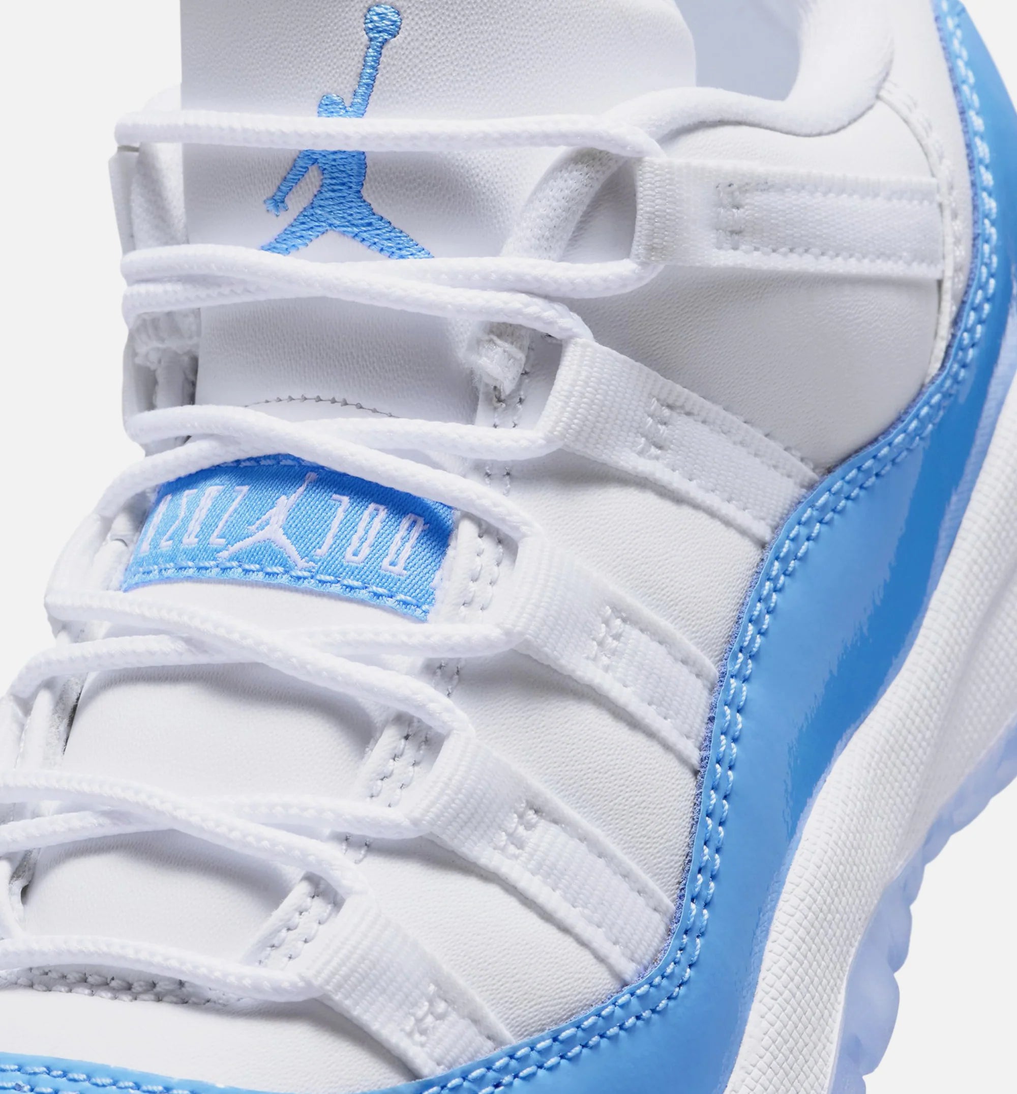 Air Jordan 11 Retro Low University Blue Preschool Lifestyle Shoe White University Blue Black Free Shipping
