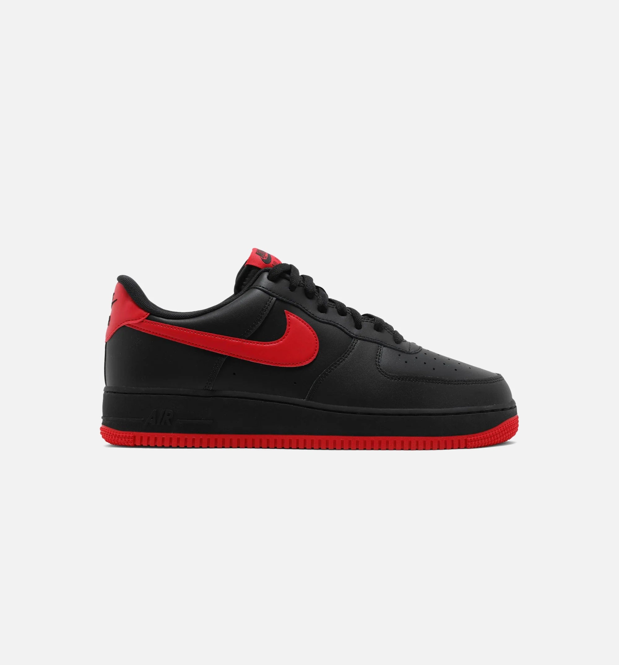 Air Force 1 Low Bred Mens Lifestyle Shoe Black University Red