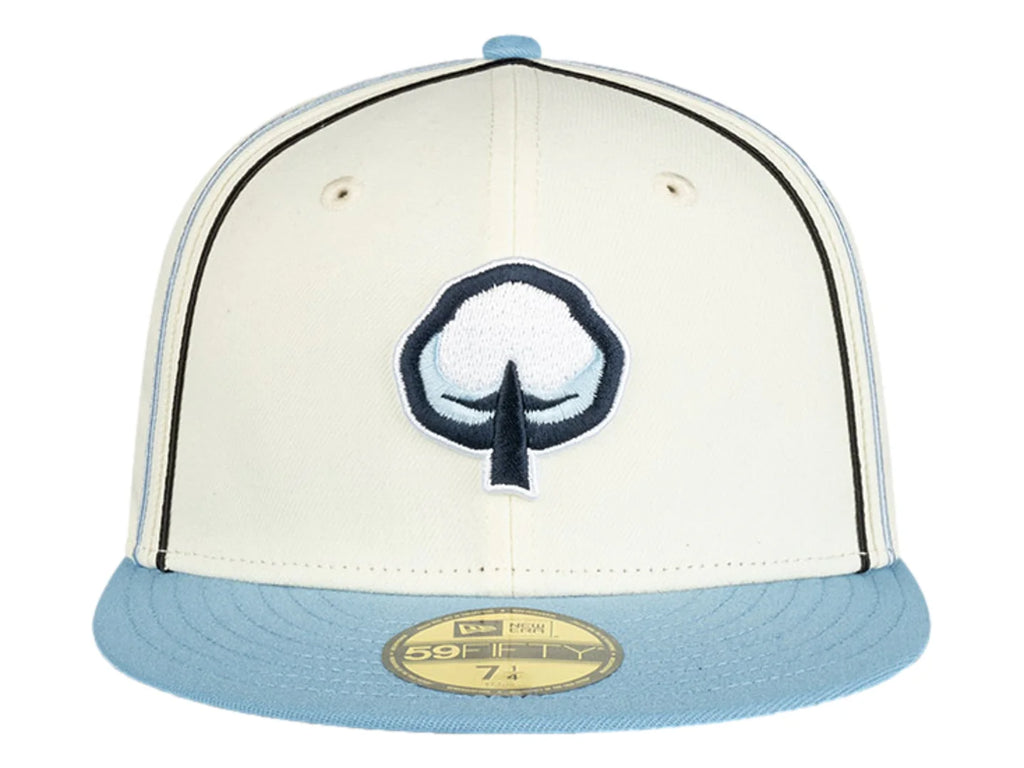 Gorra New Era 5950 Blanco y Azul
