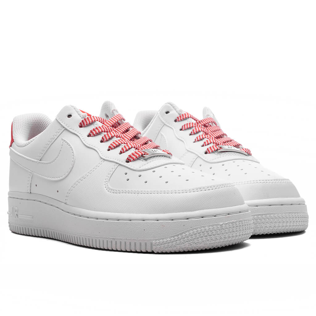 Womens Air Force 1 07 Next Nature White Light Crimson Pink Foam