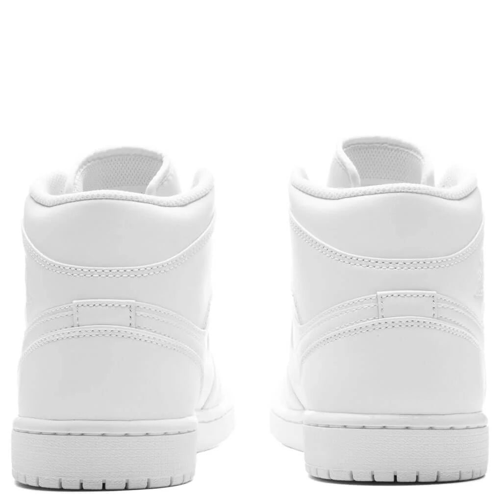 Air Jordan 1 Mid Triple White
