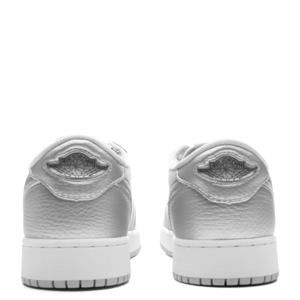 Air Jordan 1 Low OG Metallic Silver GS Neutral Grey Metallic Silver White
