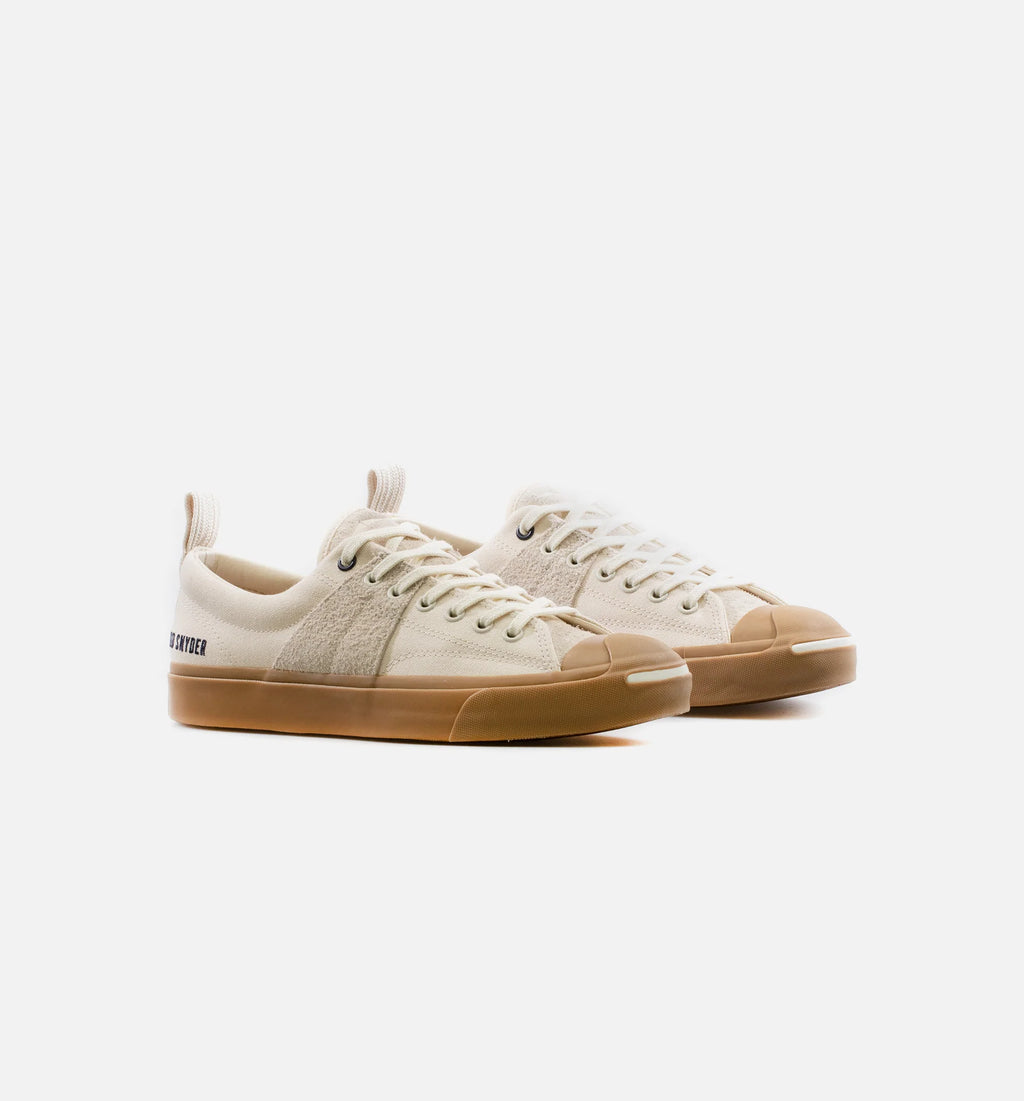 Todd Snyder X Jack Purcell Mens Lifestyle Shoe Tan White
