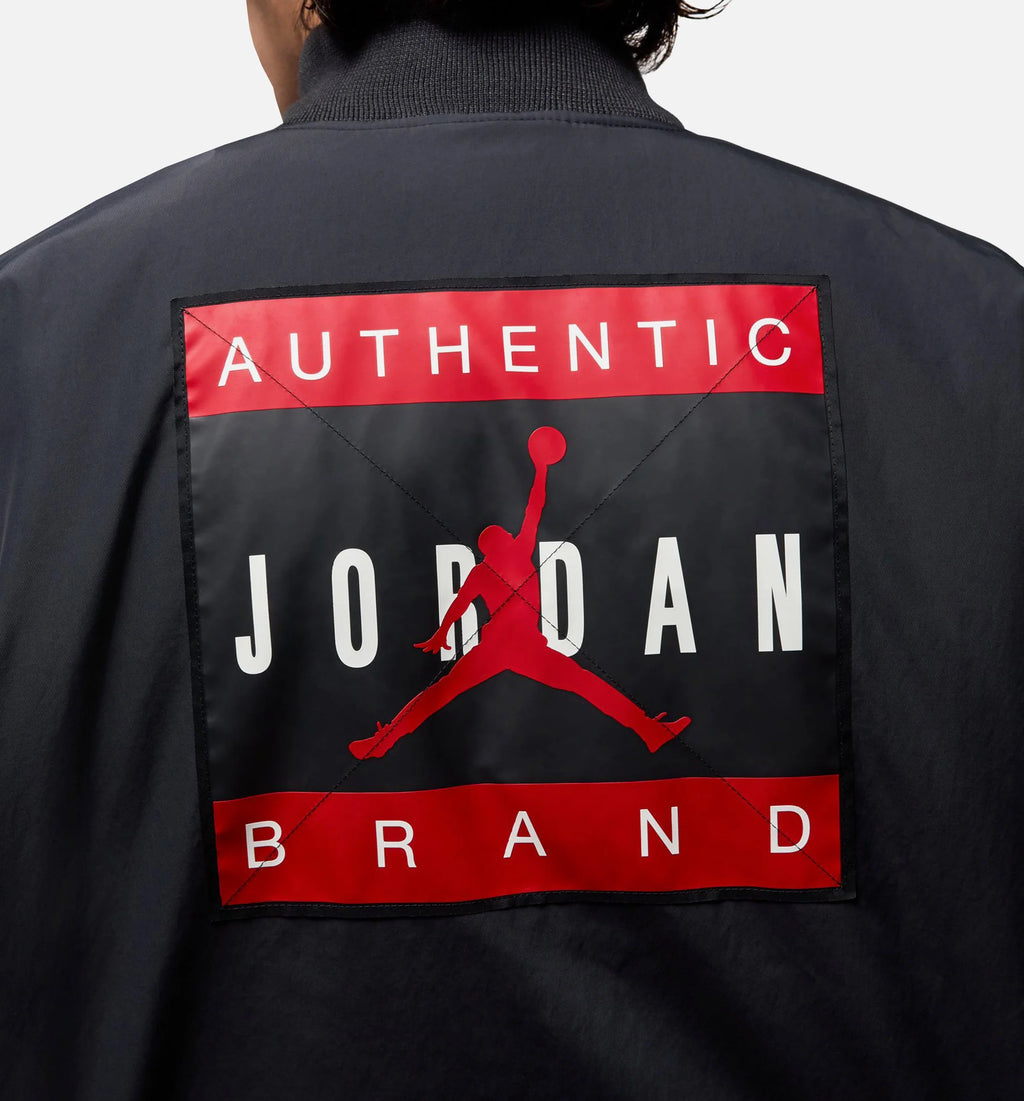 Renegade Bomber Mens Jacket Black Olive