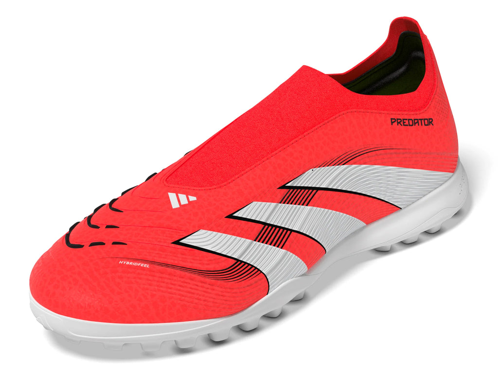adidas Predator League Laceless Turf Boots Red White