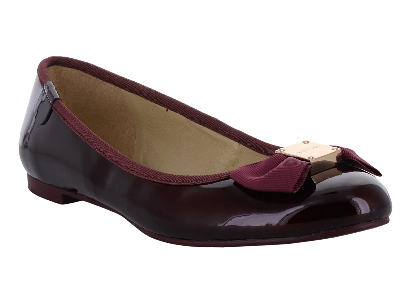 Zapatos Planos Westies Color Tinto para Mujer