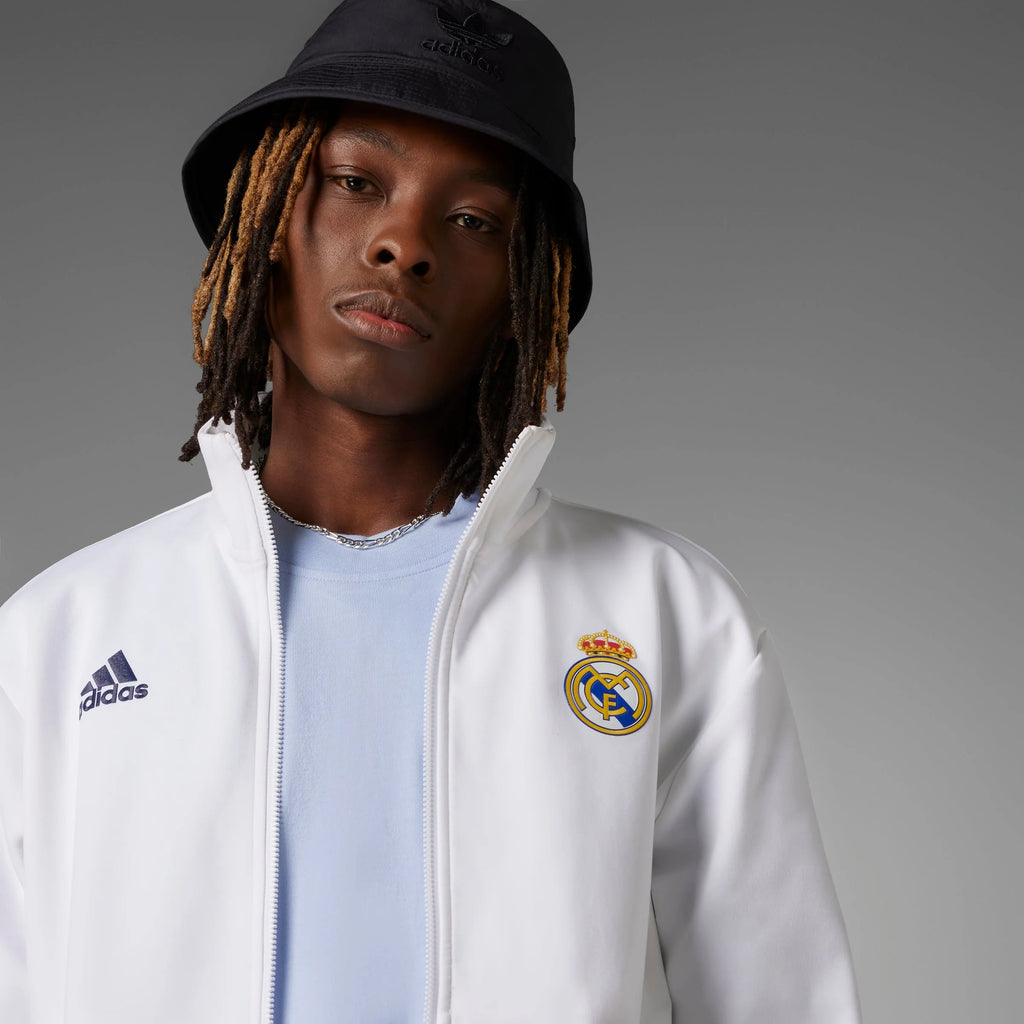adidas Real Madrid Anthem Jacket White