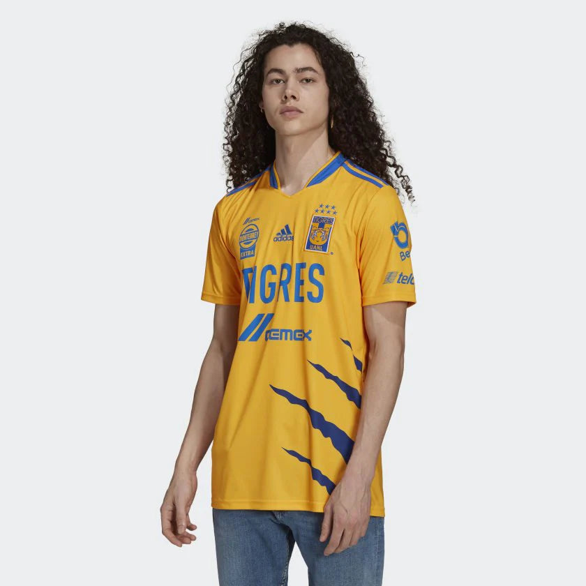 adidas Tigres Home Jersey 21 Gold Blue