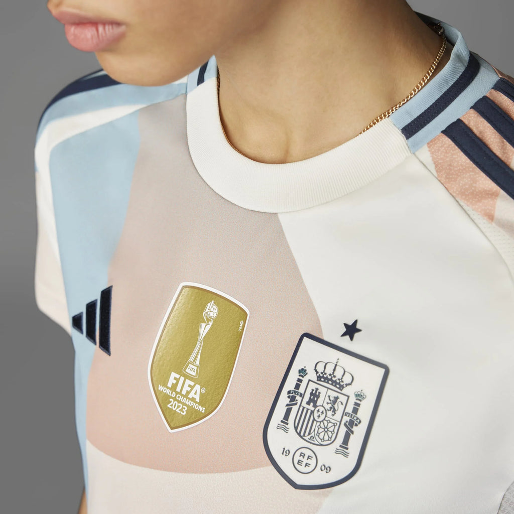 adidas Womens Spain Womens Team Away Jersey 25 White