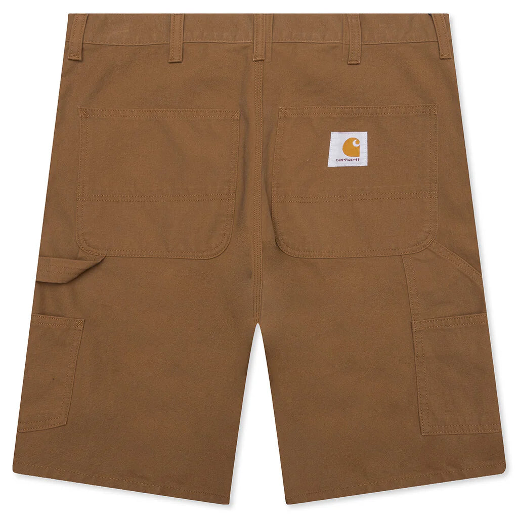 Double Knee Short Hamilton Brown Rinsed