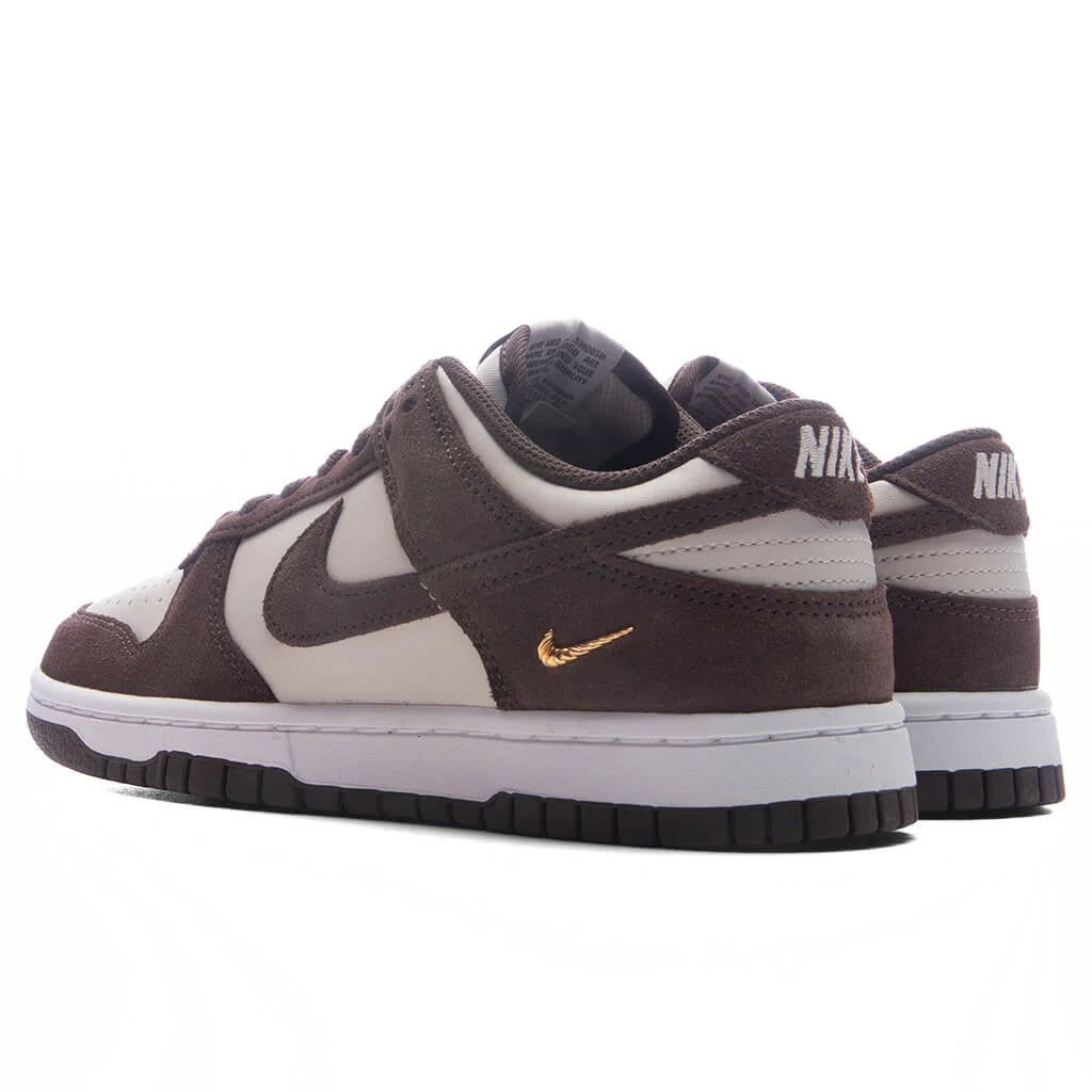 Womens Dunk Low SE Light Orewood Brown Baroque Brown White