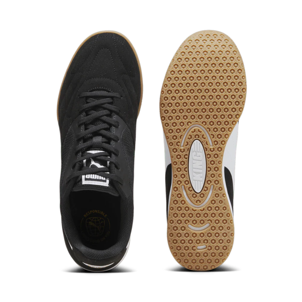 PUMA King Top IT Indoor Shoes Black White
