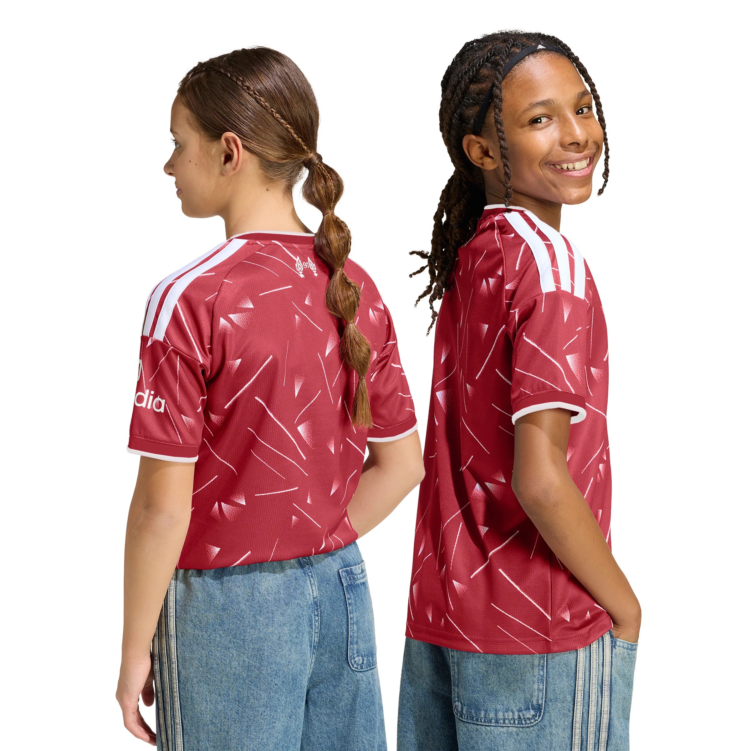 adidas Liverpool FC Home Youth Soccer Jersey 26 27 Red