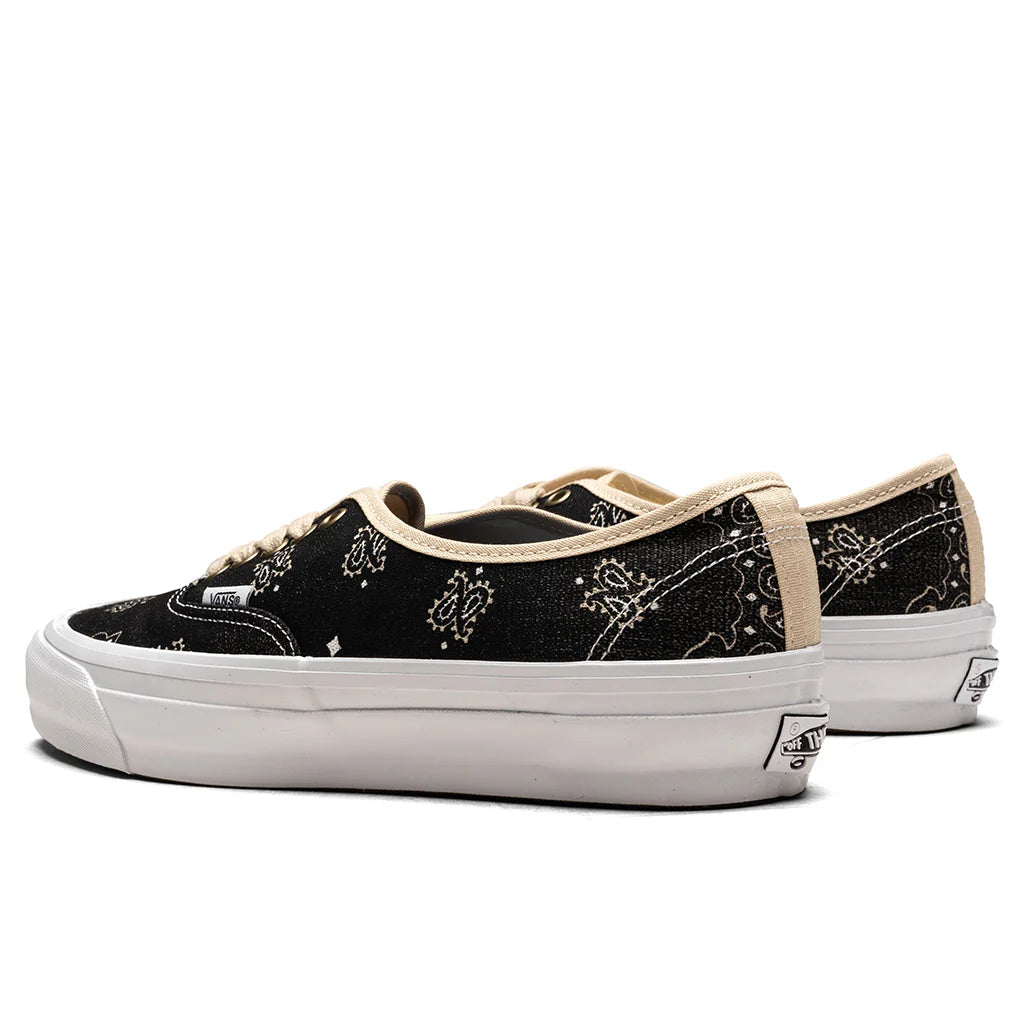 LX Premium Authentic Faded Paisley Black