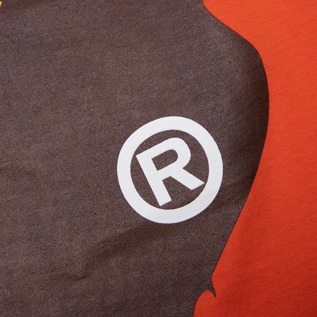 Big Ape Head Tee Orange