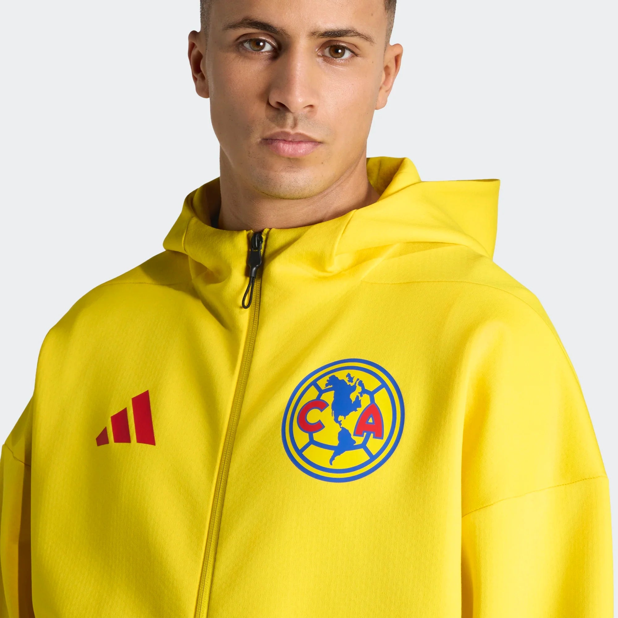 adidas Club America ZNE Anthem Soccer Jacket Yellow