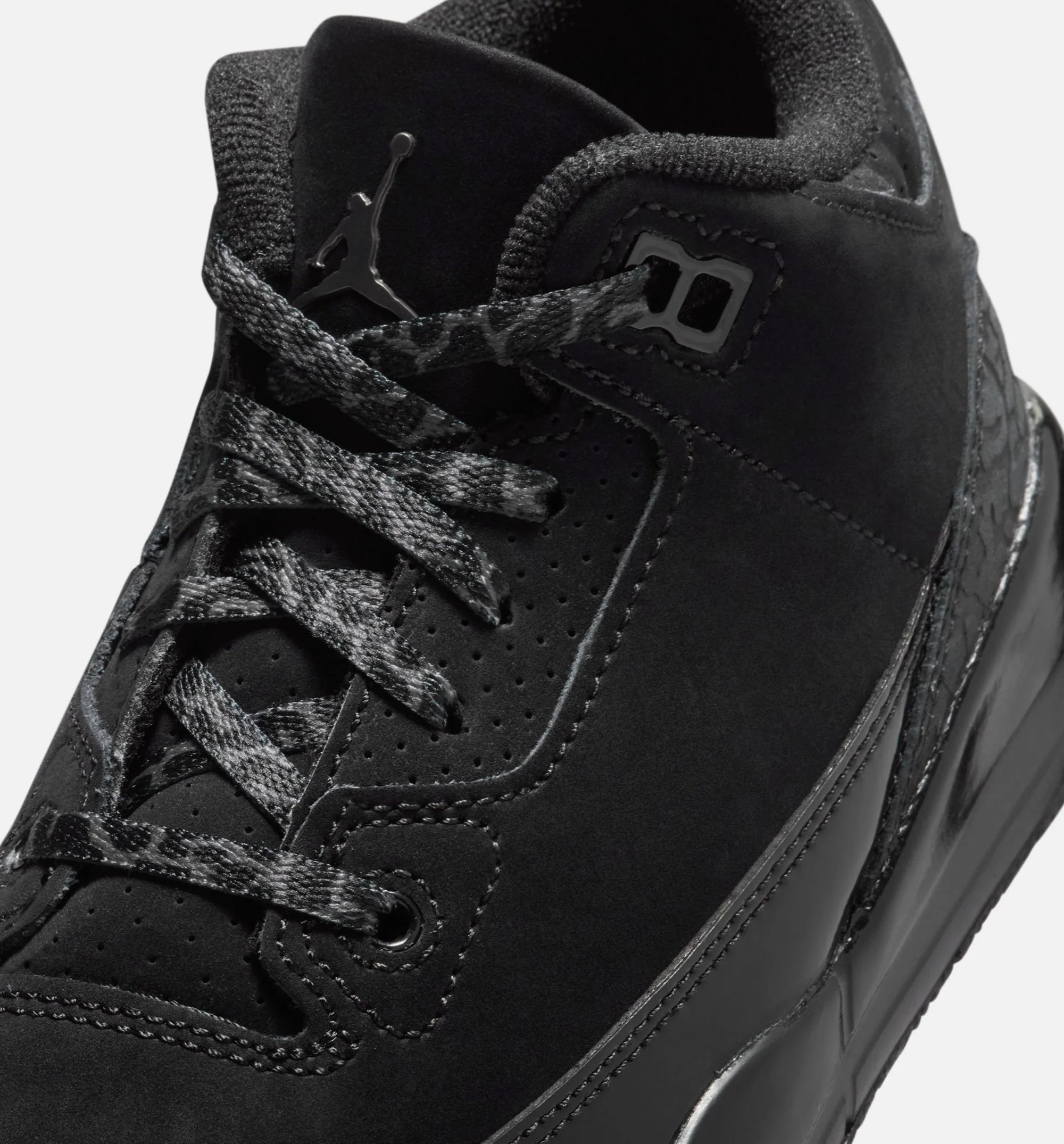 Air Jordan 3 Retro Black Cat Preschool Lifestyle Shoe Black Dark Charcoal Black Free Shipping