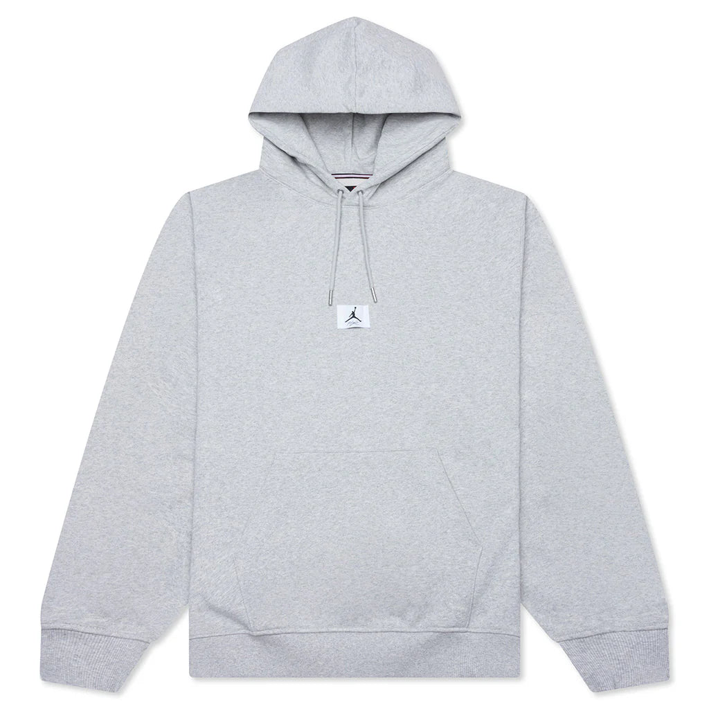 Flight Fleece Pullover Hoodie Grey Heather Black