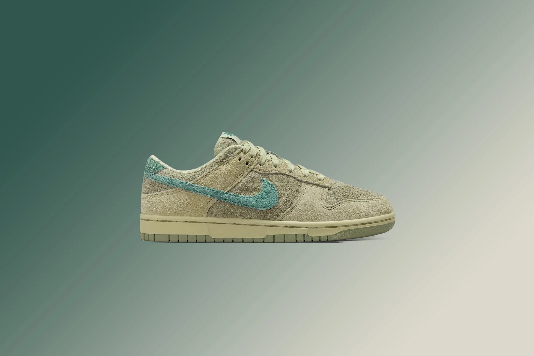 Womens Dunk Low Olive Aura Bicoastal Oil Green