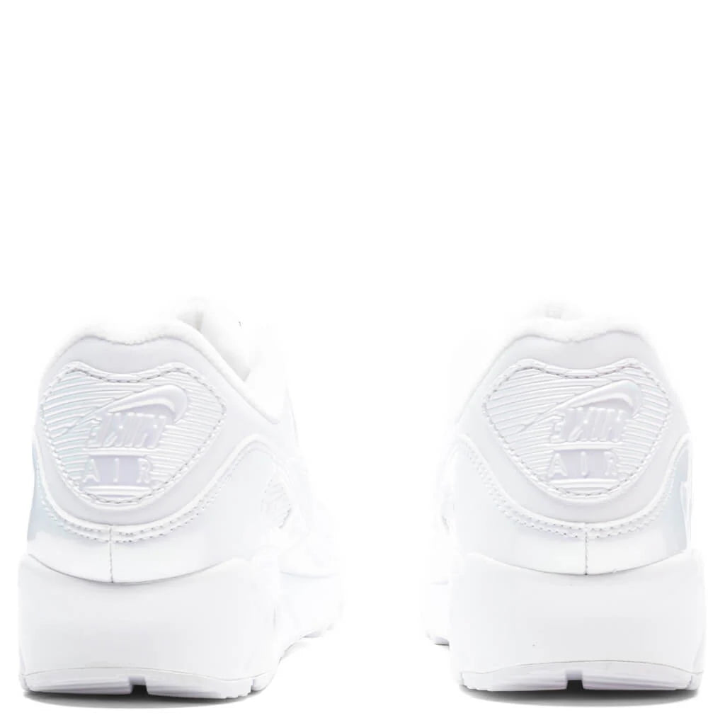 Womens Air Max 90 White Multi Color Black