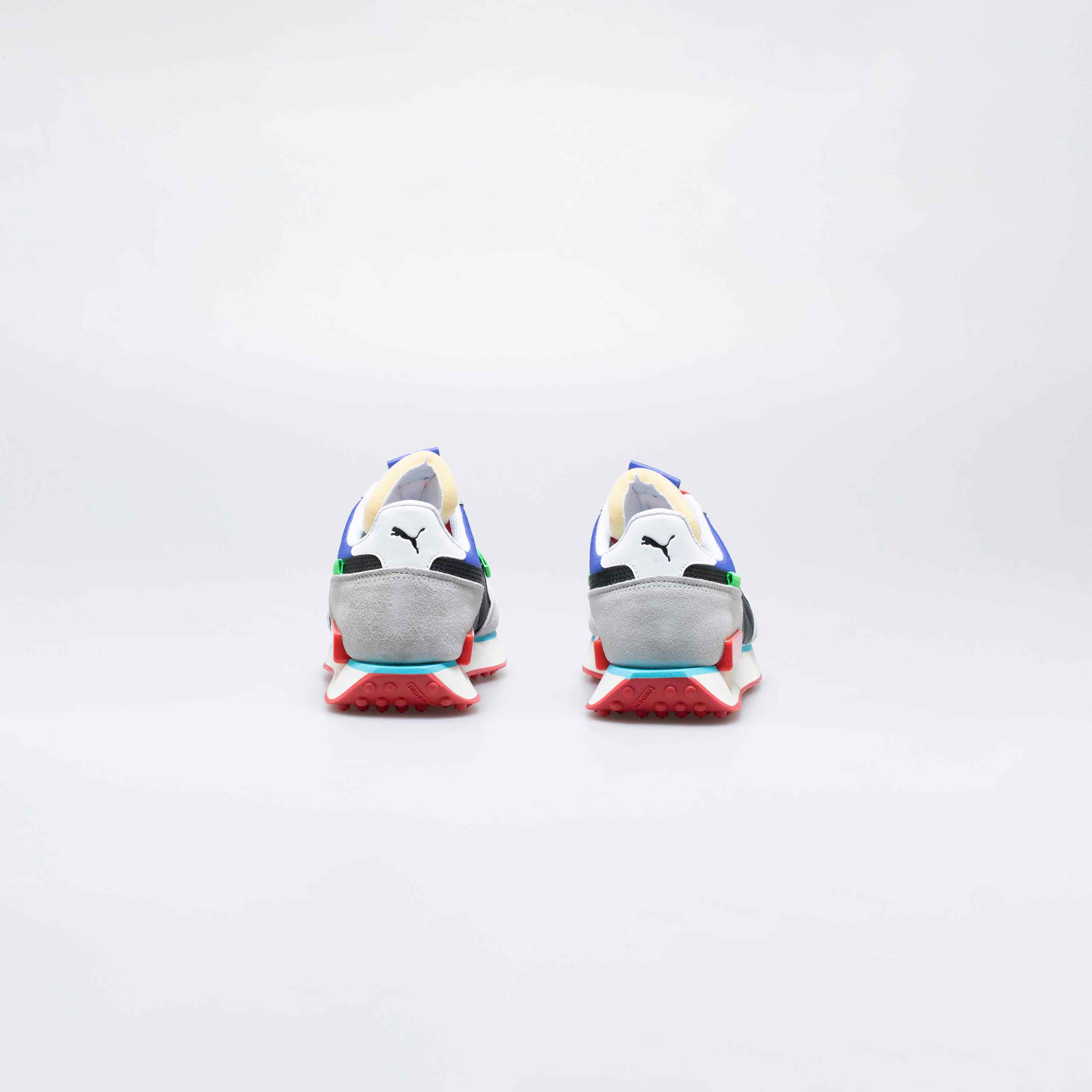 Future Rider Ride On Mens Lifestyle Shoe Blue Grey Red