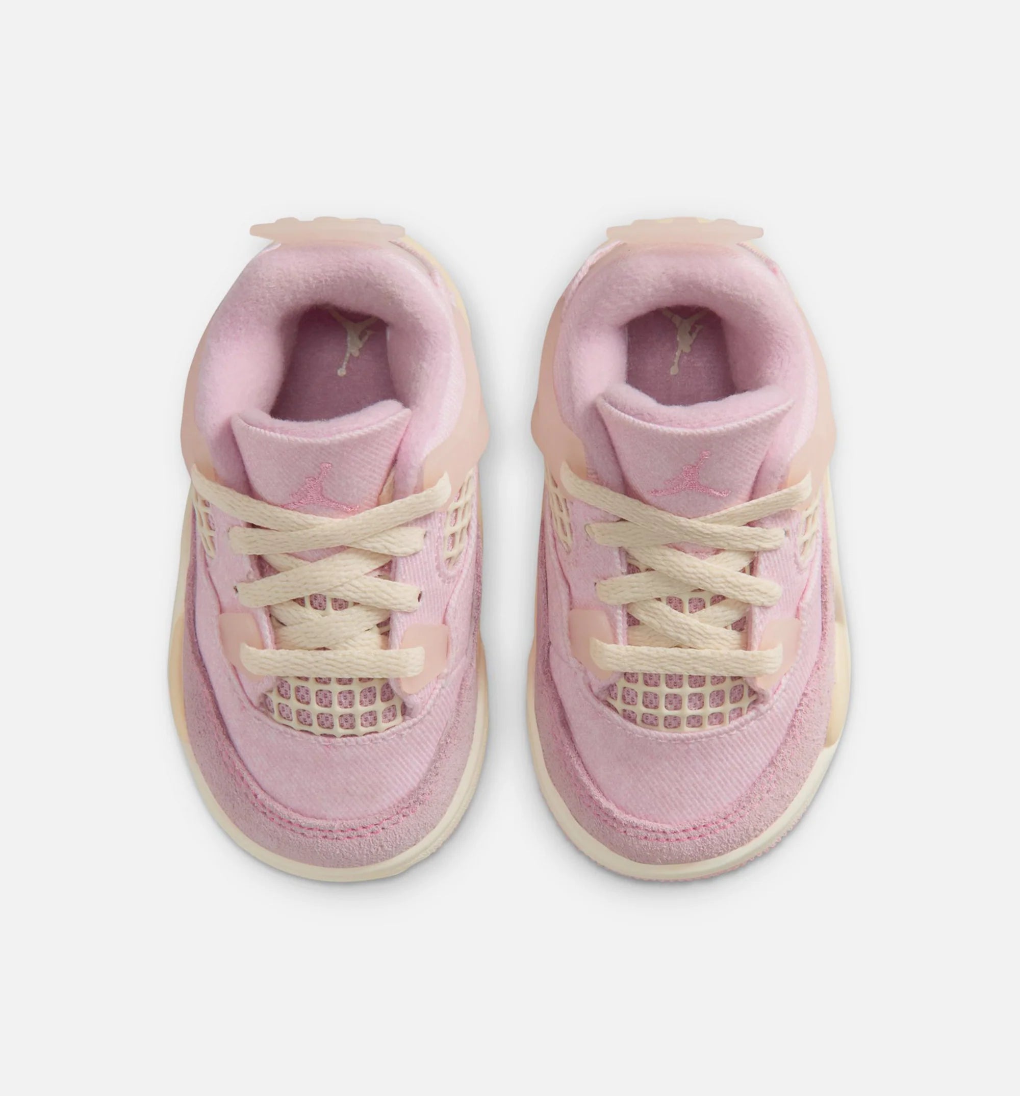 Air Jordan 4 Retro Pink Pearl And Iced Carmine Infant Toddler Lifestyle Shoe Iced Carmine Iced Carmine Coconut Milk Anthracite Muslin Pinksicle
