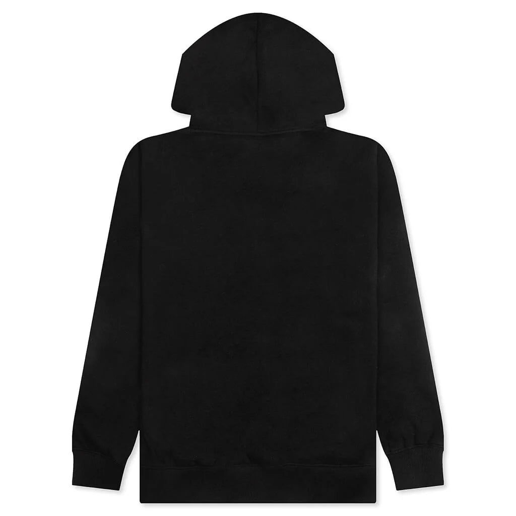 Rhinestone Impact Hoodie Black