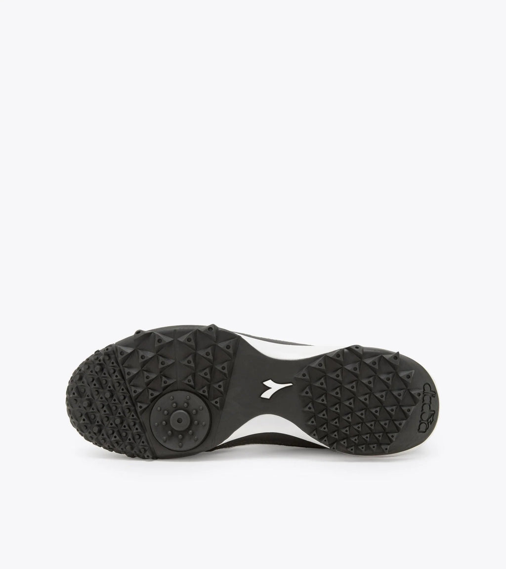 Diadora Calcetto II LT TF Turf Boots Black White