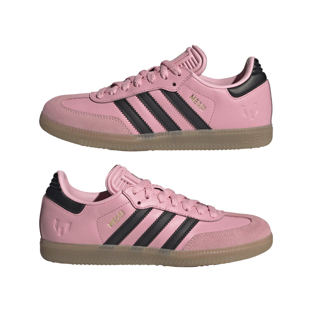 adidas Samba Messi Boots Junior Indoor Pink Black