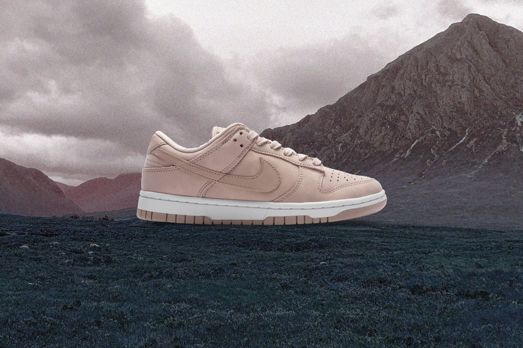 Womens Dunk Low Premium MF Pink Oxford White