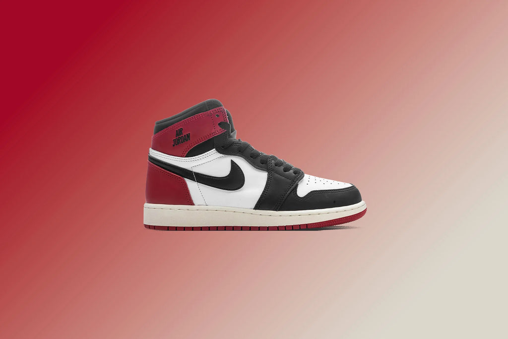Air Jordan 1 Retro High OG Black Toe Reimagined GS White Black Varsity Red Sail
