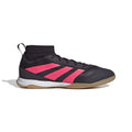 adidas Predator League Mid IN Indoor Soccer Shoes Black Turbo White