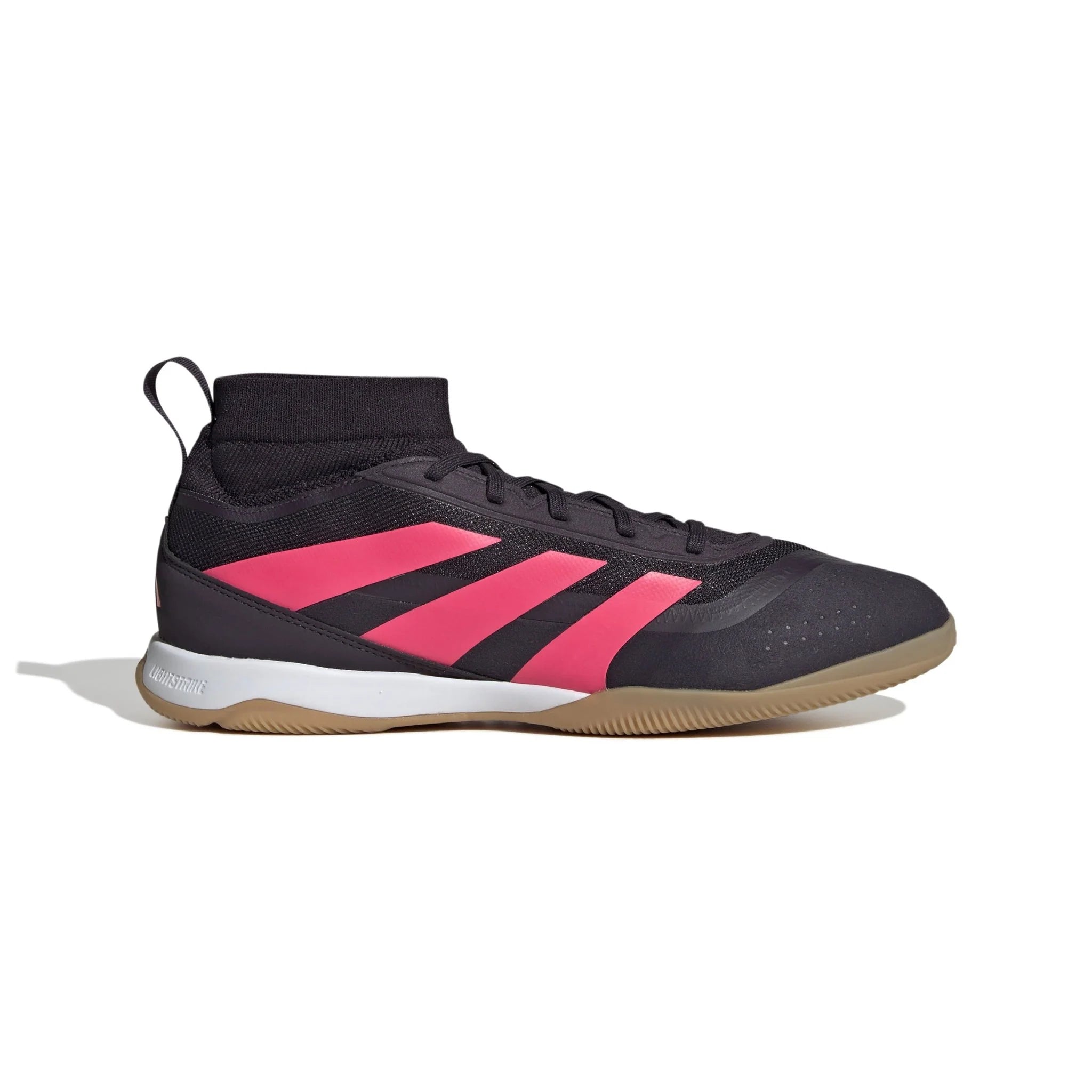 adidas Predator League Mid IN Indoor Soccer Shoes Black Turbo White