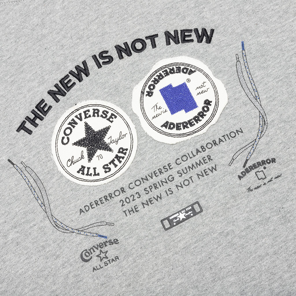 Converse x Ader Error Shapes Crew Vintage Grey