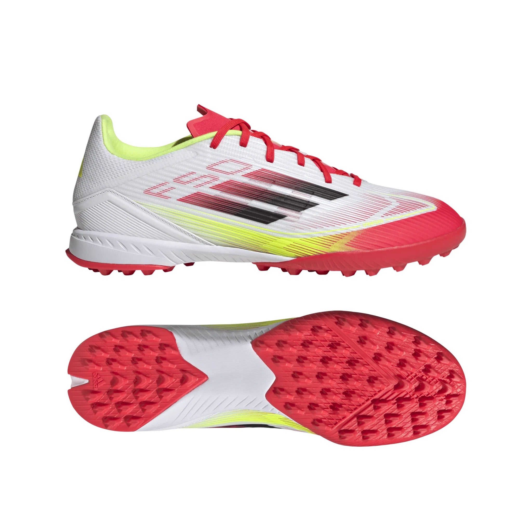 adidas F50 League Turf Boots White Black