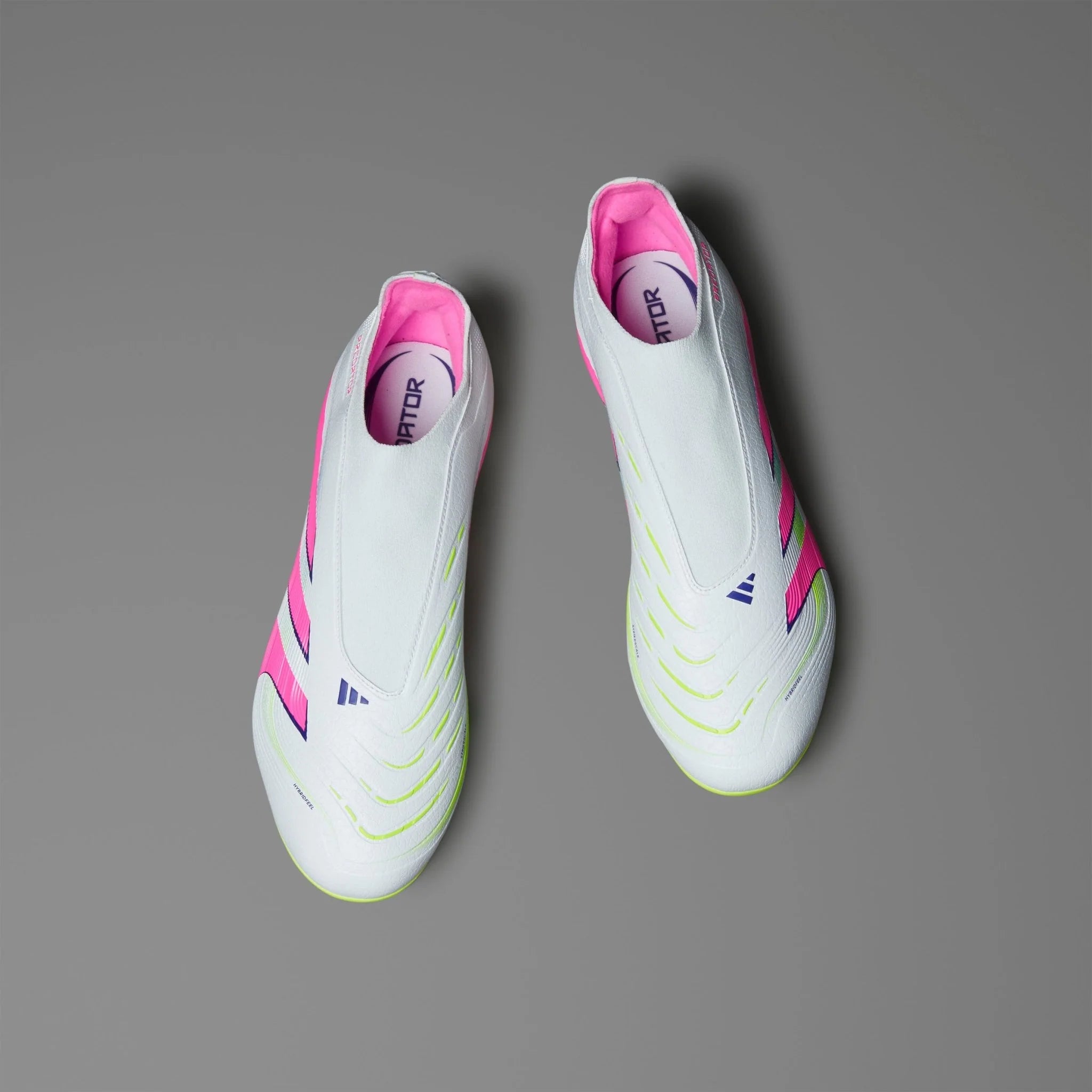 adidas Predator League Laceless Firm Multi Ground Boots White Pink