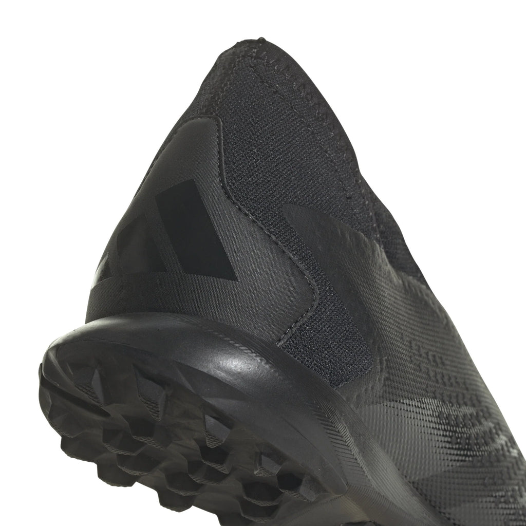 adidas Predator Accuracy3 Laceless Turf Soccer Cleats Black Black White