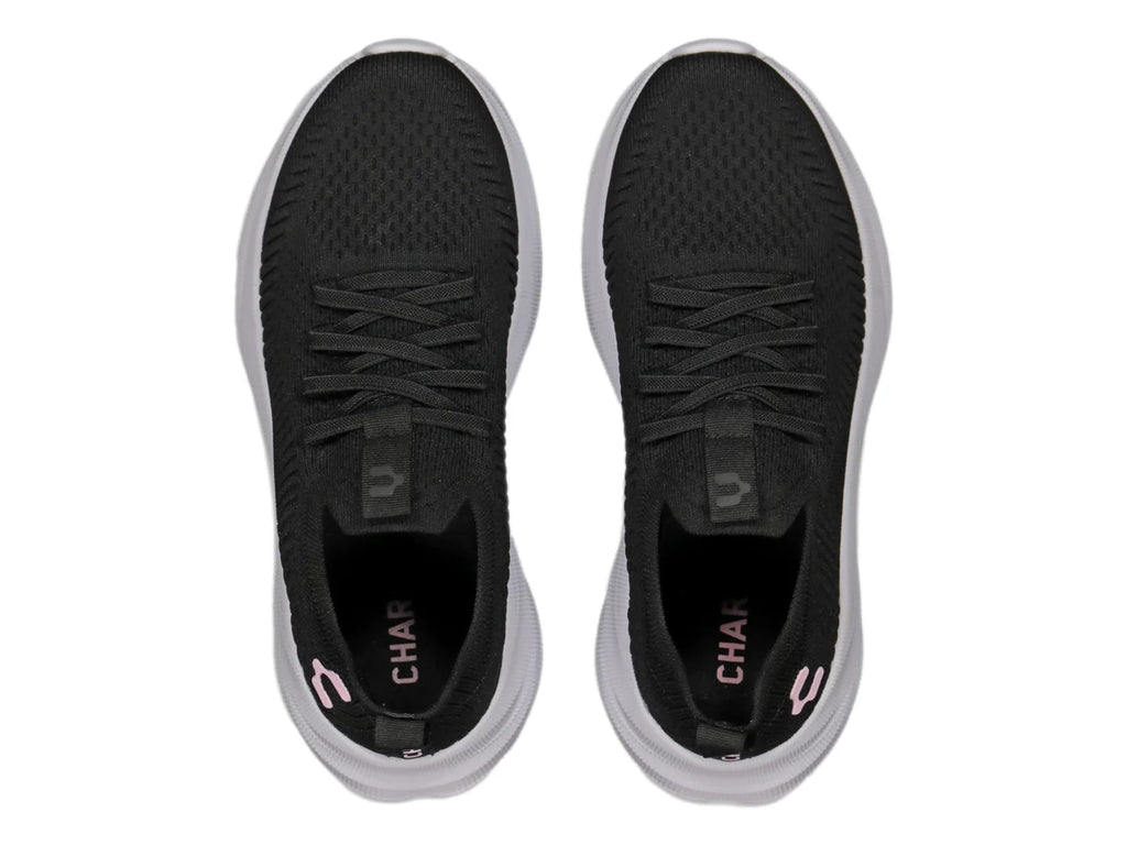 Tenis Charly Relax Negro con Rosa para Mujer
