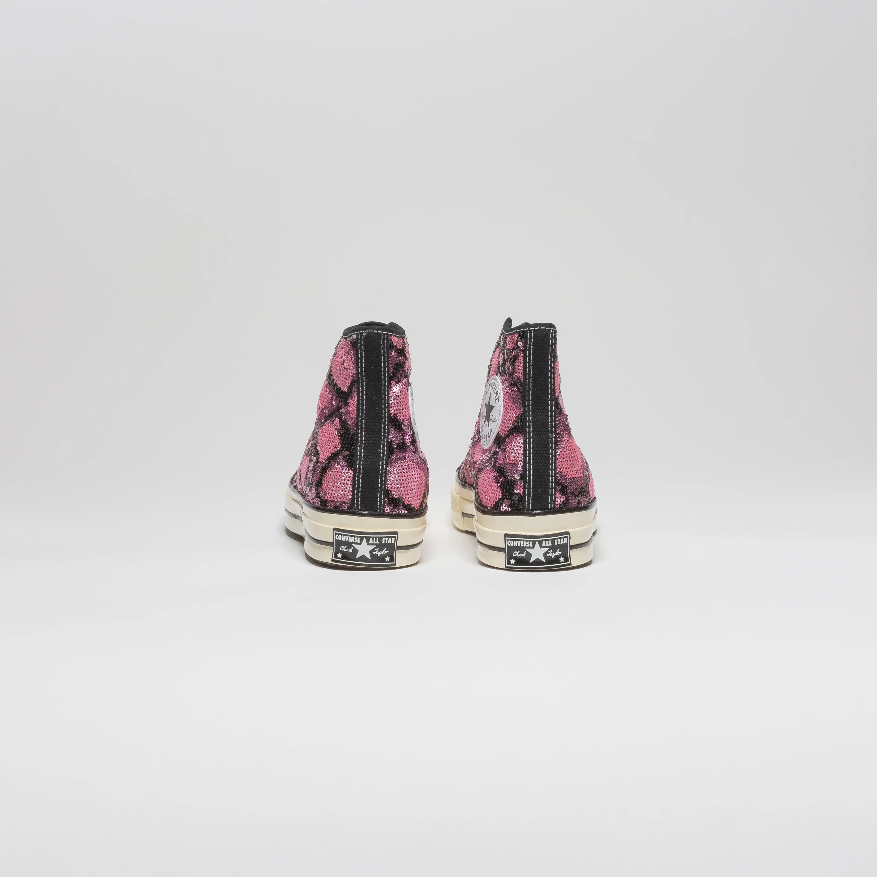 Chuck Taylor All Star Sequin High Top Mens Lifestyle Shoe Black Pink
