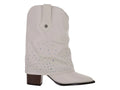 Botas Vaqueras Nomadas Cleveland Late Blancas para Mujer