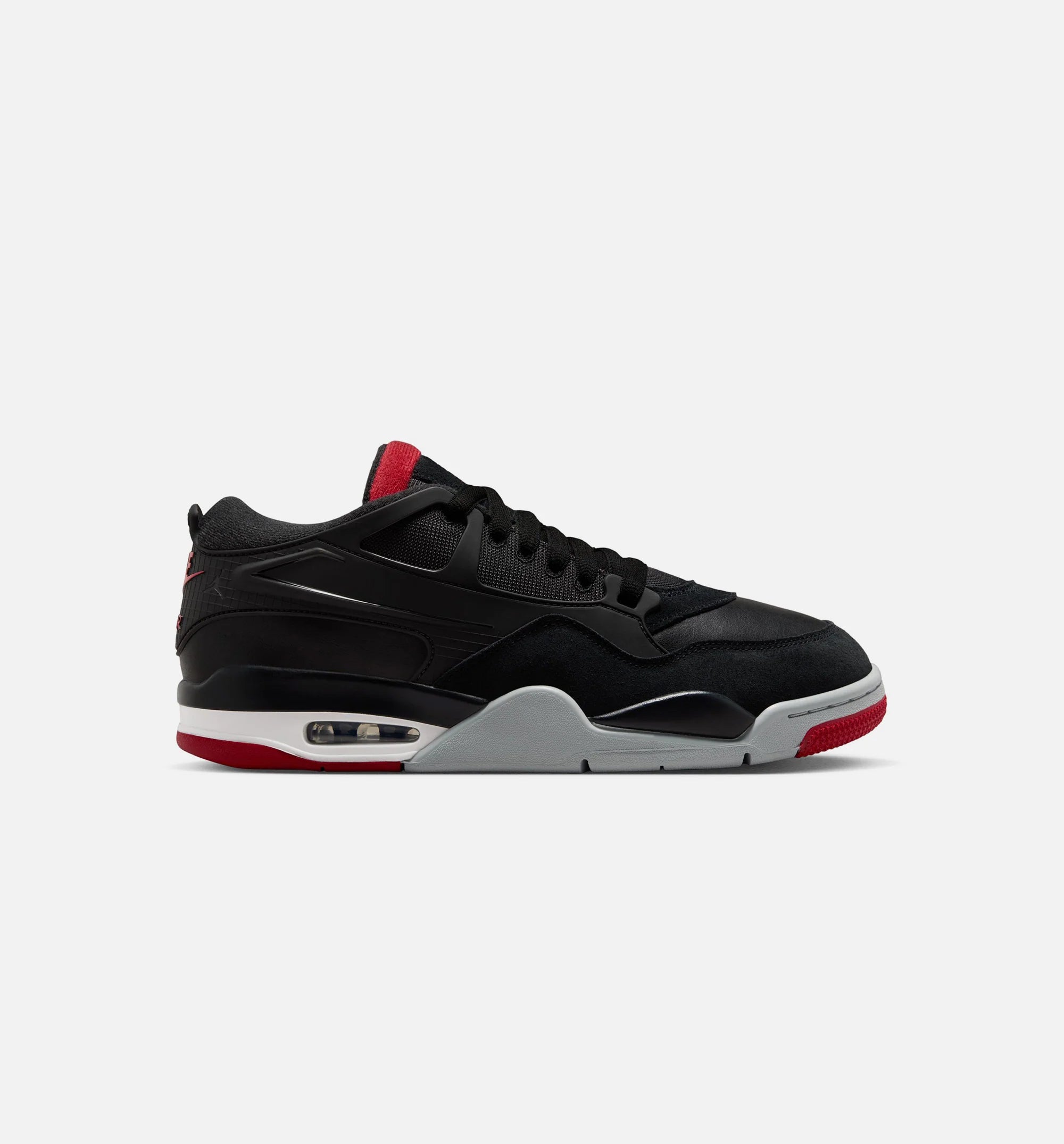 Air Jordan 4 RM Mens Lifestyle Shoe Black Wolf Grey White Varsity Red