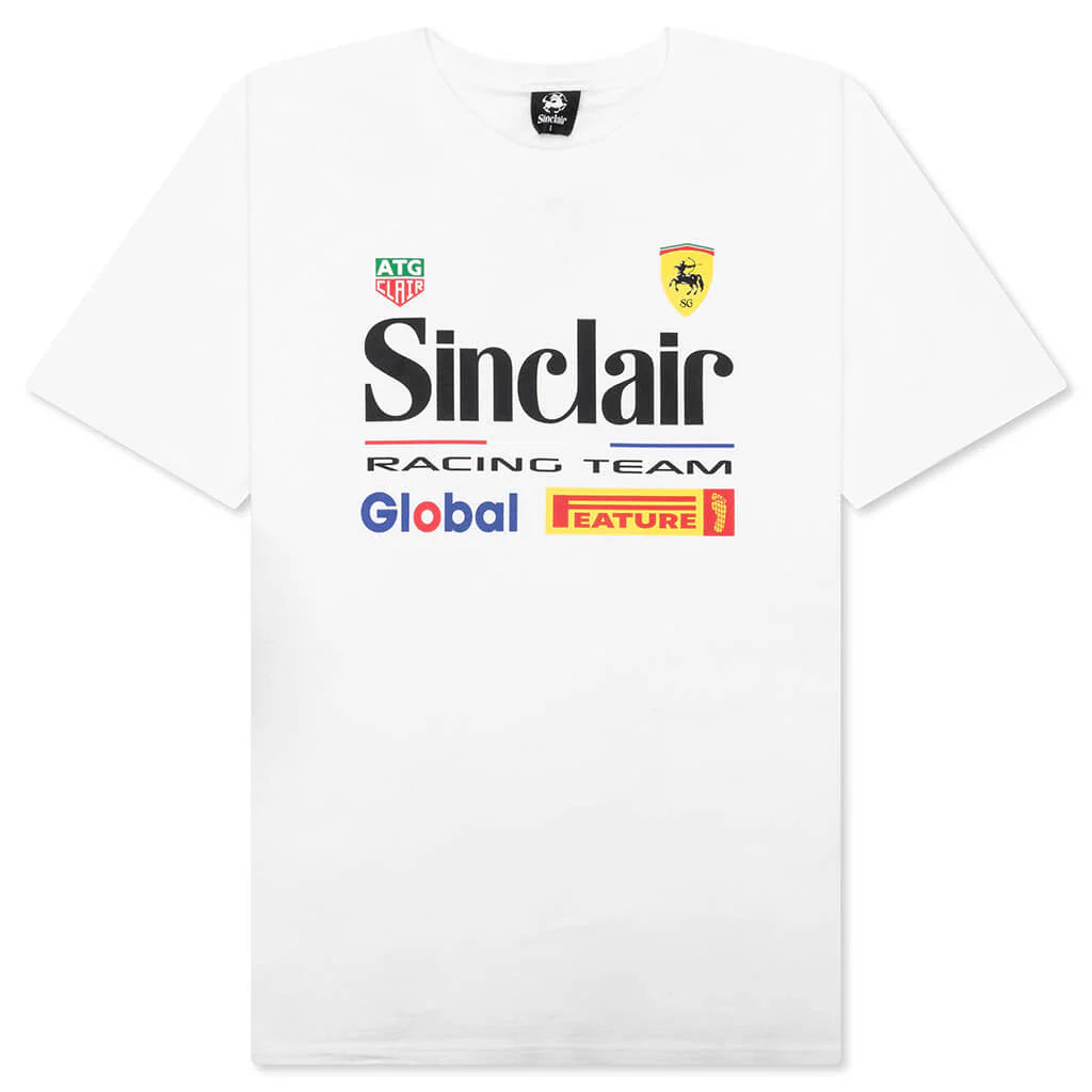 Feature x Sinclair Pit Crew Tee White