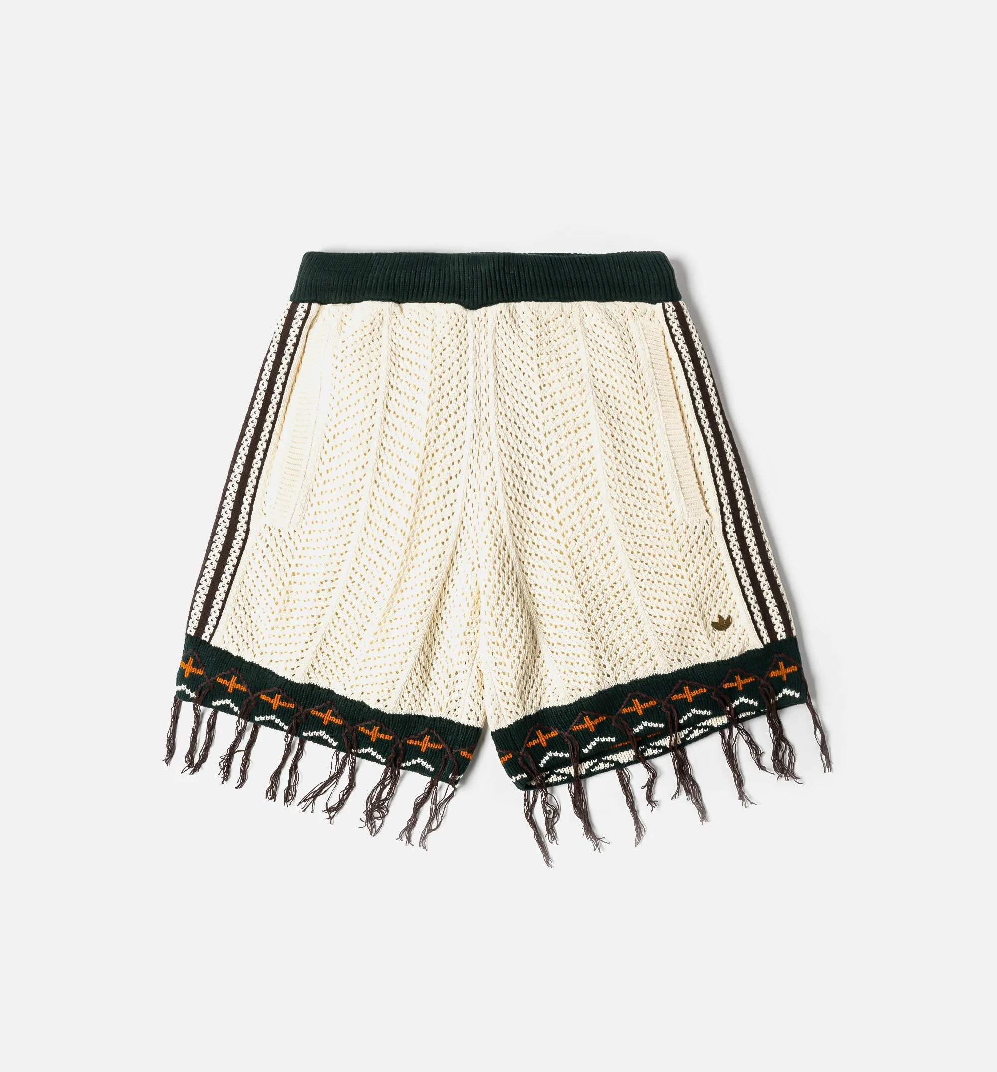 Clot x Adidas Knitted Mens Short Cream White