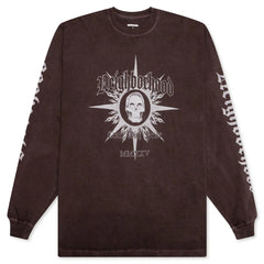 NH L S Tee 15 Brown