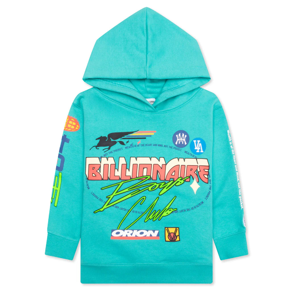Kids BB Mercer Hoodie Bright Aqua