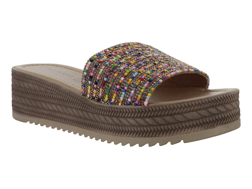 Sandalias MELIANA Multicolor con Plataforma
