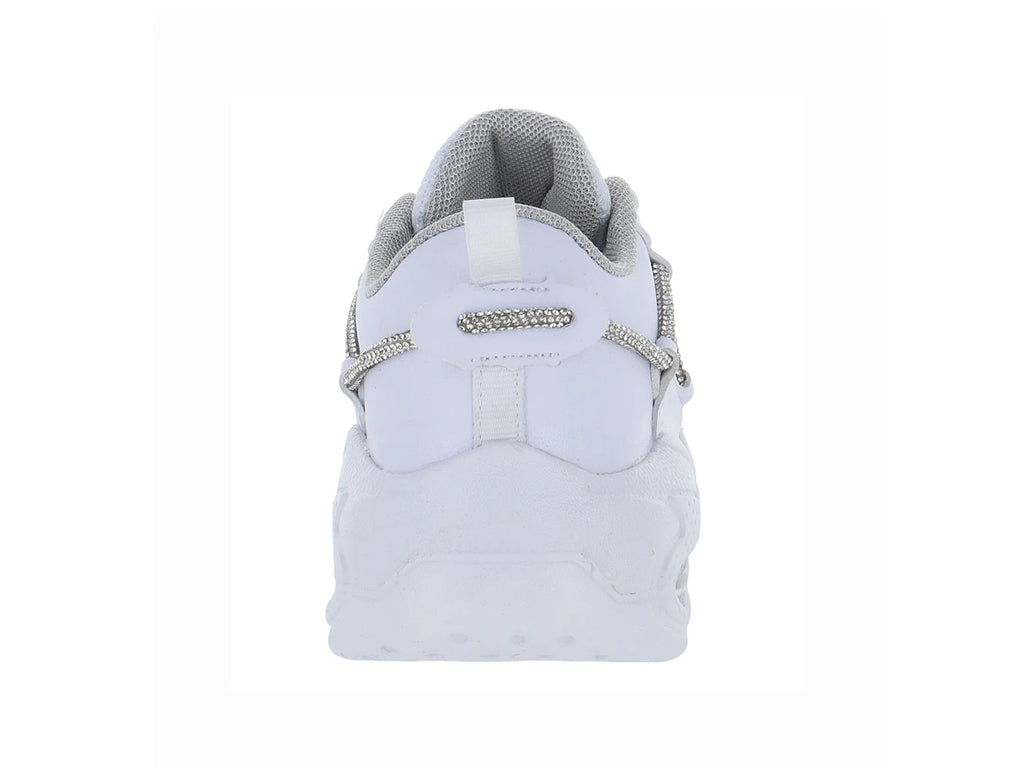 Tenis Makena Blanco Plata para Niña