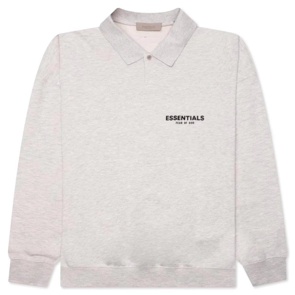 Core L S Polo Light Oatmeal